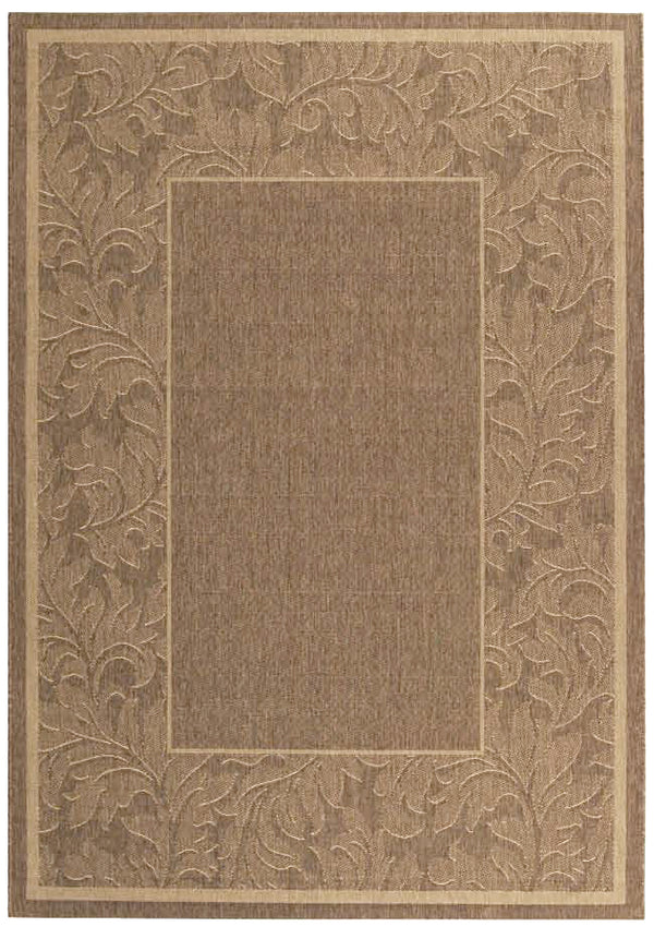 Safavieh Cy2666 Power Loomed 85.4% Polypropylene/10.4% Polyester/4.2% Latex Outdoor Rug CY2666-3009-4