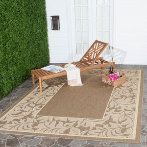 Safavieh Cy2666 Power Loomed 85.4% Polypropylene/10.4% Polyester/4.2% Latex Outdoor Rug CY2666-3009-4