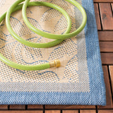 Safavieh Cy2666 Power Loomed 85.4% Polypropylene/10.4% Polyester/4.2% Latex Outdoor Rug CY2666-3101-4