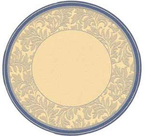 Safavieh Cy2666 Power Loomed 85.4% Polypropylene/10.4% Polyester/4.2% Latex Outdoor Rug CY2666-3101-5R