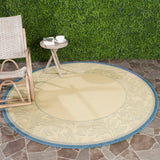 Safavieh Cy2666 Power Loomed 85.4% Polypropylene/10.4% Polyester/4.2% Latex Outdoor Rug CY2666-3101-4