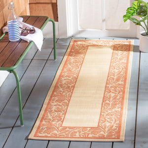 Safavieh Cy2666 Power Loomed 85.4% Polypropylene/10.4% Polyester/4.2% Latex Outdoor Rug CY2666-3201-4