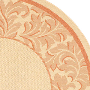 Safavieh Cy2666 Power Loomed 85.4% Polypropylene/10.4% Polyester/4.2% Latex Outdoor Rug CY2666-3201-4