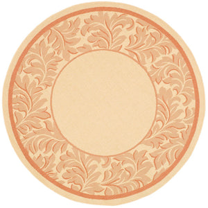 Safavieh Cy2666 Power Loomed 85.4% Polypropylene/10.4% Polyester/4.2% Latex Outdoor Rug CY2666-3201-4