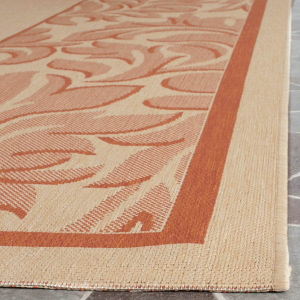 Safavieh Cy2666 Power Loomed 85.4% Polypropylene/10.4% Polyester/4.2% Latex Outdoor Rug CY2666-3201-4