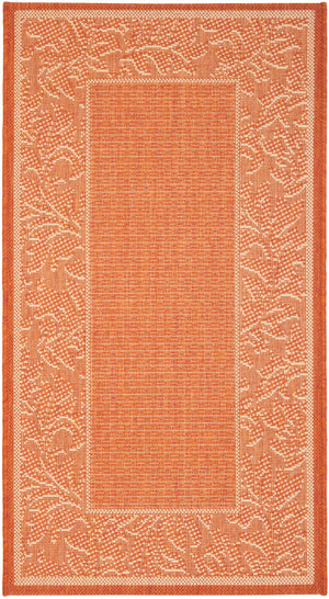 Safavieh Cy2666 Power Loomed 85.4% Polypropylene/10.4% Polyester/4.2% Latex Outdoor Rug CY2666-3202-5R