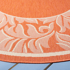 Safavieh Cy2666 Power Loomed 85.4% Polypropylene/10.4% Polyester/4.2% Latex Outdoor Rug CY2666-3202-5R