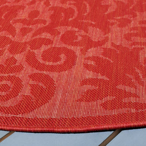 Safavieh Cy2714 Power Loomed 85.4% Polypropylene/10.4% Polyester/4.2% Latex Outdoor Rug CY2714-3777-5R