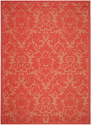 Safavieh Cy2714 Power Loomed 85.4% Polypropylene/10.4% Polyester/4.2% Latex Outdoor Rug CY2714-3777-5R