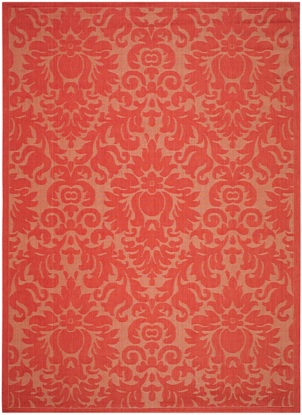 Safavieh Cy2714 Power Loomed 85.4% Polypropylene/10.4% Polyester/4.2% Latex Outdoor Rug CY2714-3777-5R