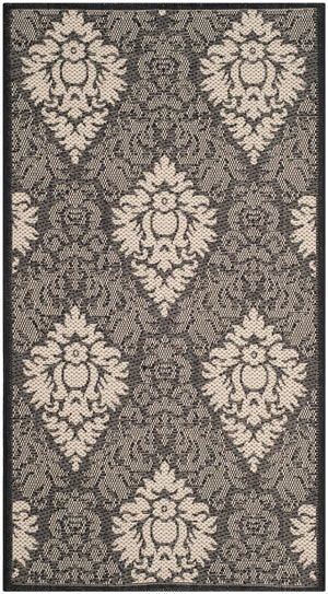 Safavieh Cy2714 Power Loomed 85.4% Polypropylene/10.4% Polyester/4.2% Latex Outdoor Rug CY2714-3908-5R