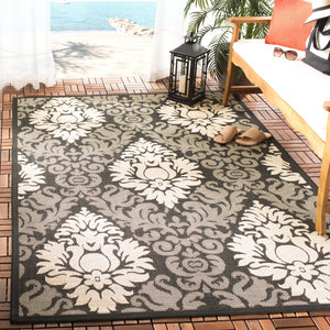 Safavieh Cy2714 Power Loomed 85.4% Polypropylene/10.4% Polyester/4.2% Latex Outdoor Rug CY2714-3908-5R