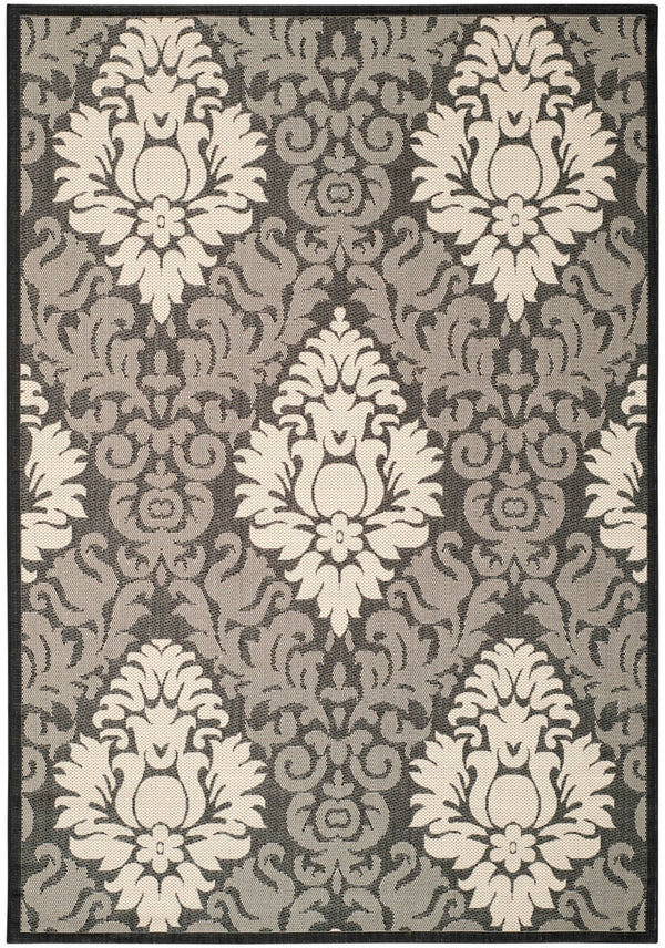 Safavieh Cy2714 Power Loomed 85.4% Polypropylene/10.4% Polyester/4.2% Latex Outdoor Rug CY2714-3908-5R