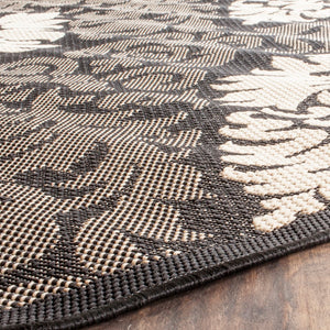 Safavieh Cy2714 Power Loomed 85.4% Polypropylene/10.4% Polyester/4.2% Latex Outdoor Rug CY2714-3908-5R