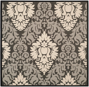 Safavieh Cy2714 Power Loomed 85.4% Polypropylene/10.4% Polyester/4.2% Latex Outdoor Rug CY2714-3908-5R