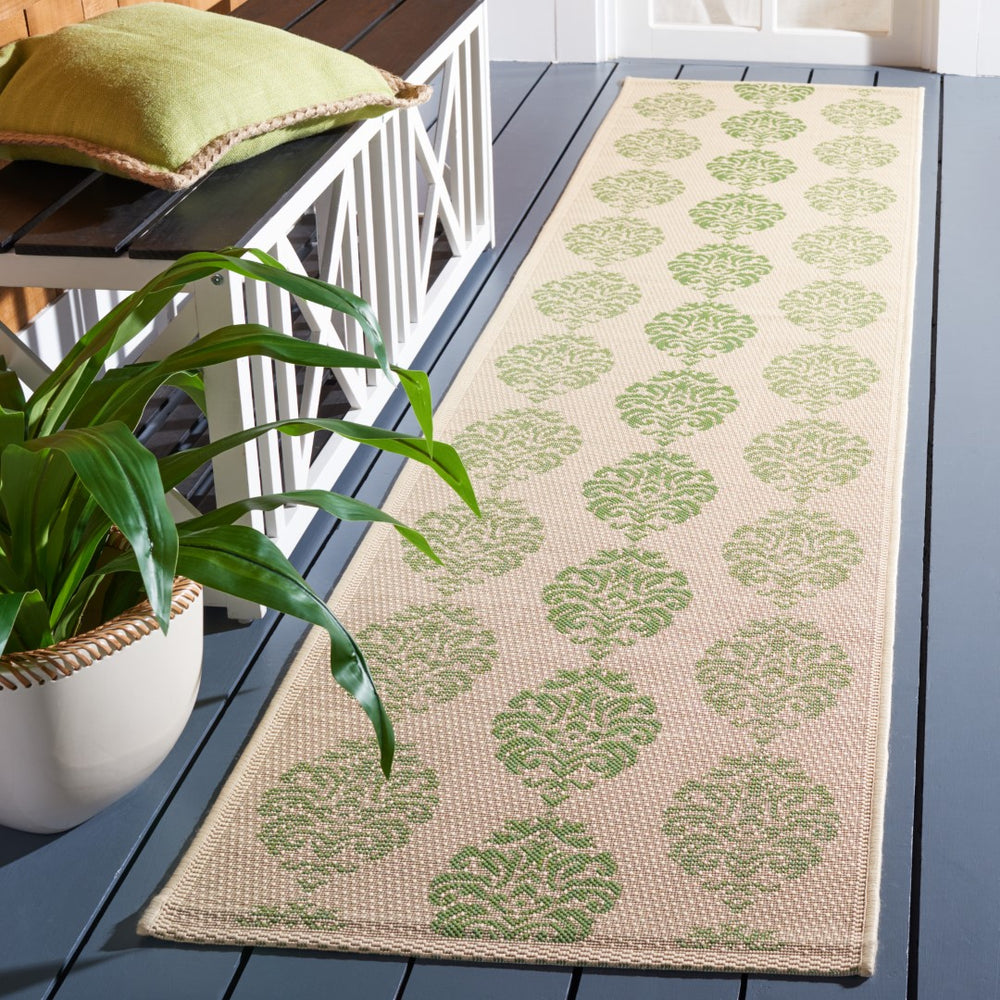 Safavieh Cy2720 Power Loomed 85.4% Polypropylene/10.4% Polyester/4.2% Latex Outdoor Rug CY2720-1E01-27