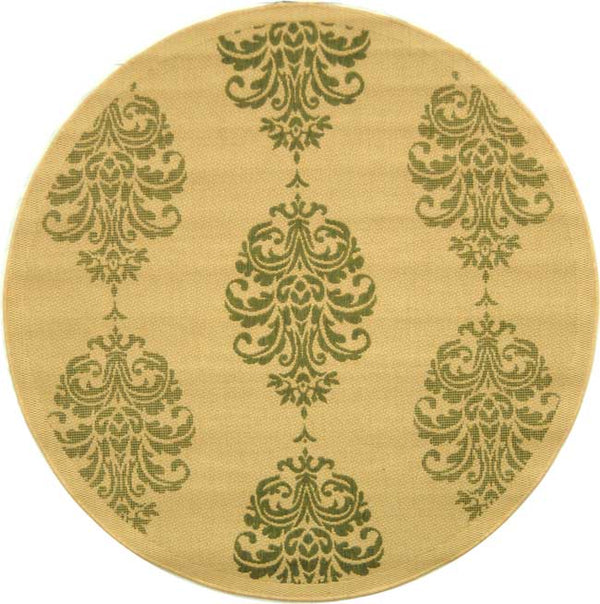 Safavieh Cy2720 Power Loomed 85.4% Polypropylene/10.4% Polyester/4.2% Latex Outdoor Rug CY2720-1E01-5R