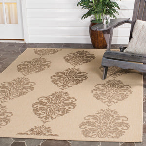 Safavieh Cy2720 Power Loomed 85.4% Polypropylene/10.4% Polyester/4.2% Latex Outdoor Rug CY2720-3001-4