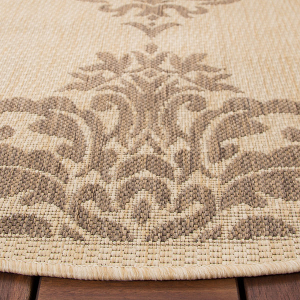 Safavieh Cy2720 Power Loomed 85.4% Polypropylene/10.4% Polyester/4.2% Latex Outdoor Rug CY2720-3001-5R