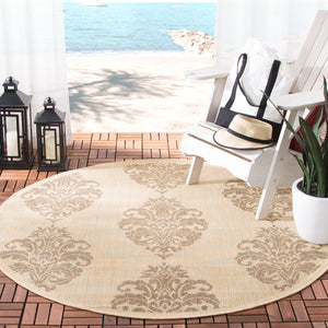 Safavieh Cy2720 Power Loomed 85.4% Polypropylene/10.4% Polyester/4.2% Latex Outdoor Rug CY2720-3001-5R