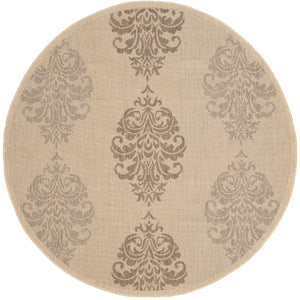 Safavieh Cy2720 Power Loomed 85.4% Polypropylene/10.4% Polyester/4.2% Latex Outdoor Rug CY2720-3001-5R