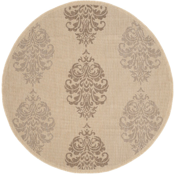 Safavieh Cy2720 Power Loomed 85.4% Polypropylene/10.4% Polyester/4.2% Latex Outdoor Rug CY2720-3001-5R