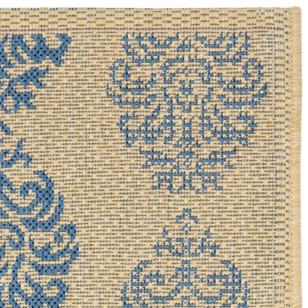 Safavieh Cy2720 Power Loomed 85.4% Polypropylene/10.4% Polyester/4.2% Latex Outdoor Rug CY2720-3101-4