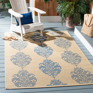 Safavieh Cy2720 Power Loomed 85.4% Polypropylene/10.4% Polyester/4.2% Latex Outdoor Rug CY2720-3101-4