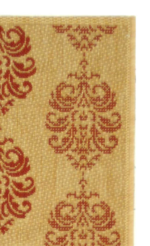 Safavieh Cy2720 Power Loomed 85.4% Polypropylene/10.4% Polyester/4.2% Latex Outdoor Rug CY2720-3701-3