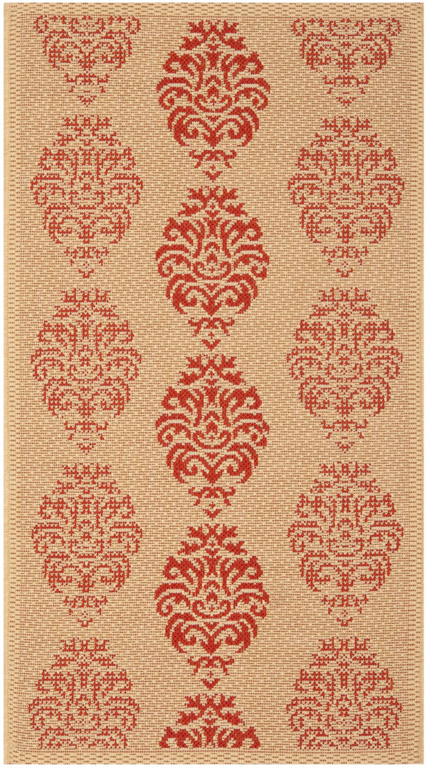 Safavieh Cy2720 Power Loomed 85.4% Polypropylene/10.4% Polyester/4.2% Latex Outdoor Rug CY2720-3701-3