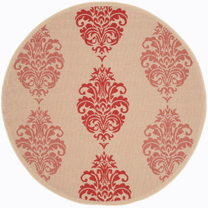 Safavieh Cy2720 Power Loomed 85.4% Polypropylene/10.4% Polyester/4.2% Latex Outdoor Rug CY2720-3701-5R