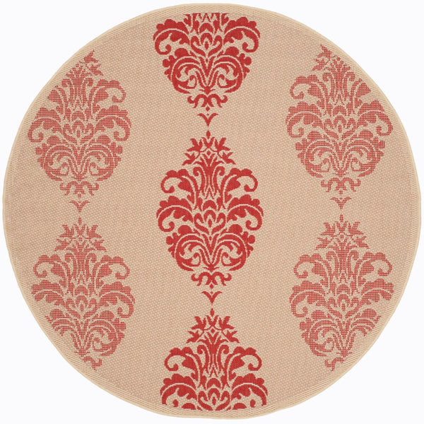 Safavieh Cy2720 Power Loomed 85.4% Polypropylene/10.4% Polyester/4.2% Latex Outdoor Rug CY2720-3701-5R