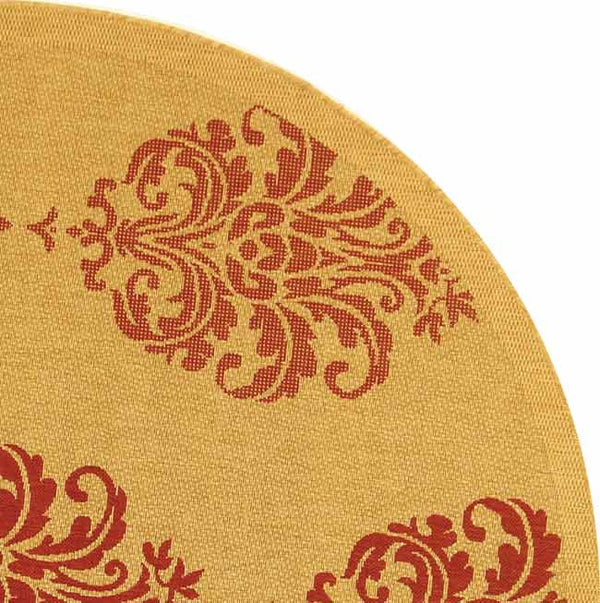 Safavieh Cy2720 Power Loomed 85.4% Polypropylene/10.4% Polyester/4.2% Latex Outdoor Rug CY2720-3701-3