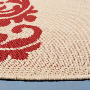 Safavieh Cy2720 Power Loomed 85.4% Polypropylene/10.4% Polyester/4.2% Latex Outdoor Rug CY2720-3701-3