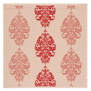 Safavieh Cy2720 Power Loomed 85.4% Polypropylene/10.4% Polyester/4.2% Latex Outdoor Rug CY2720-3701-3