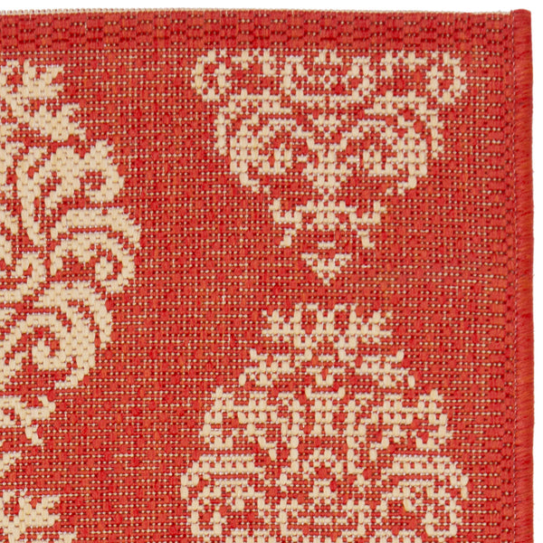 Safavieh Cy2720 Power Loomed 85.4% Polypropylene/10.4% Polyester/4.2% Latex Outdoor Rug CY2720-3707-3