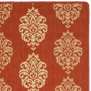 Safavieh Cy2720 Power Loomed 85.4% Polypropylene/10.4% Polyester/4.2% Latex Outdoor Rug CY2720-3707-3