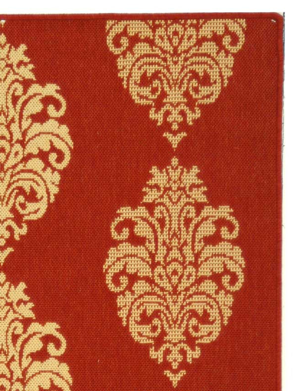 Safavieh Cy2720 Power Loomed 85.4% Polypropylene/10.4% Polyester/4.2% Latex Outdoor Rug CY2720-3707-4