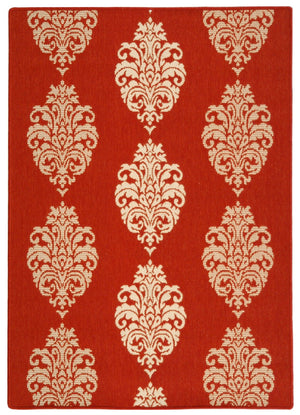 Safavieh Cy2720 Power Loomed 85.4% Polypropylene/10.4% Polyester/4.2% Latex Outdoor Rug CY2720-3707-4