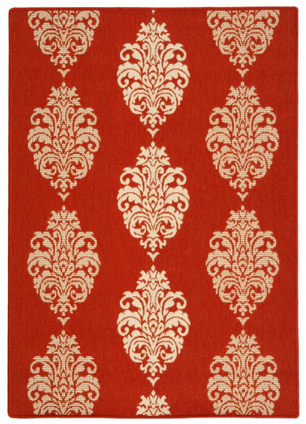 Safavieh Cy2720 Power Loomed 85.4% Polypropylene/10.4% Polyester/4.2% Latex Outdoor Rug CY2720-3707-4