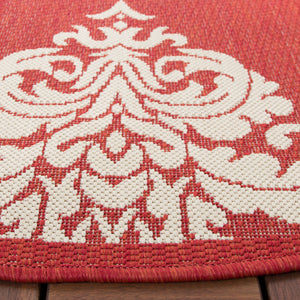 Safavieh Cy2720 Power Loomed 85.4% Polypropylene/10.4% Polyester/4.2% Latex Outdoor Rug CY2720-3707-5R