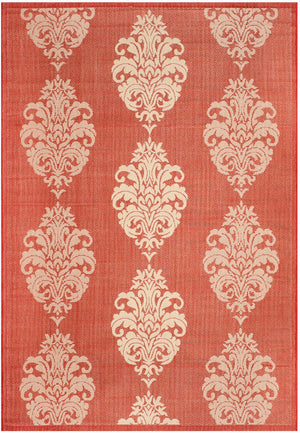 Safavieh Cy2720 Power Loomed 85.4% Polypropylene/10.4% Polyester/4.2% Latex Outdoor Rug CY2720-3707-3