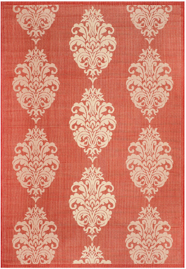 Safavieh Cy2720 Power Loomed 85.4% Polypropylene/10.4% Polyester/4.2% Latex Outdoor Rug CY2720-3707-3