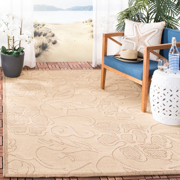 Safavieh Cy2726 Power Loomed 85.4% Polypropylene/10.4% Polyester/4.2% Latex Outdoor Rug CY2726-3001-4