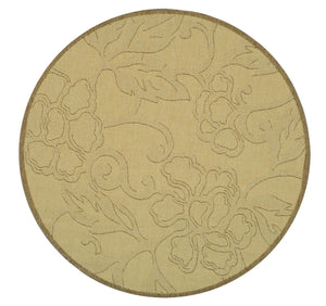 Safavieh Cy2726 Power Loomed 85.4% Polypropylene/10.4% Polyester/4.2% Latex Outdoor Rug CY2726-3001-5R