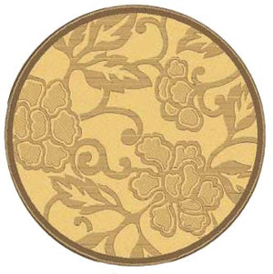 Safavieh Cy2726 Power Loomed 85.4% Polypropylene/10.4% Polyester/4.2% Latex Outdoor Rug CY2726-3001-5R