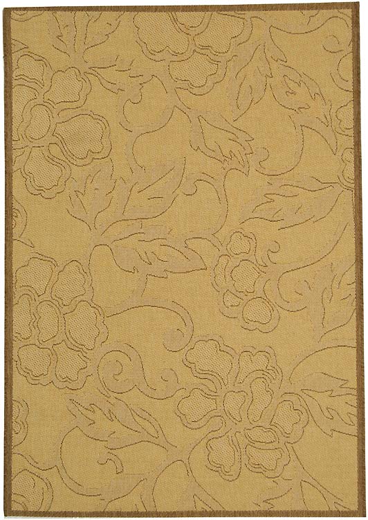 Safavieh Cy2726 Power Loomed 85.4% Polypropylene/10.4% Polyester/4.2% Latex Outdoor Rug CY2726-3001-4