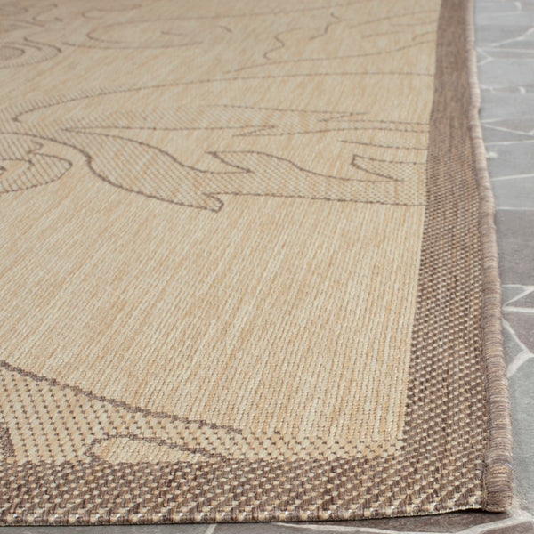 Safavieh Cy2726 Power Loomed 85.4% Polypropylene/10.4% Polyester/4.2% Latex Outdoor Rug CY2726-3001-4