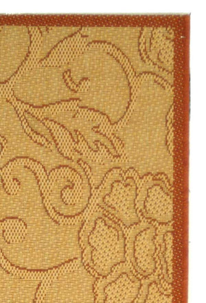 Safavieh Cy2726 Power Loomed 85.4% Polypropylene/10.4% Polyester/4.2% Latex Outdoor Rug CY2726-3201-3