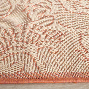 Safavieh Cy2726 Power Loomed 85.4% Polypropylene/10.4% Polyester/4.2% Latex Outdoor Rug CY2726-3201-3